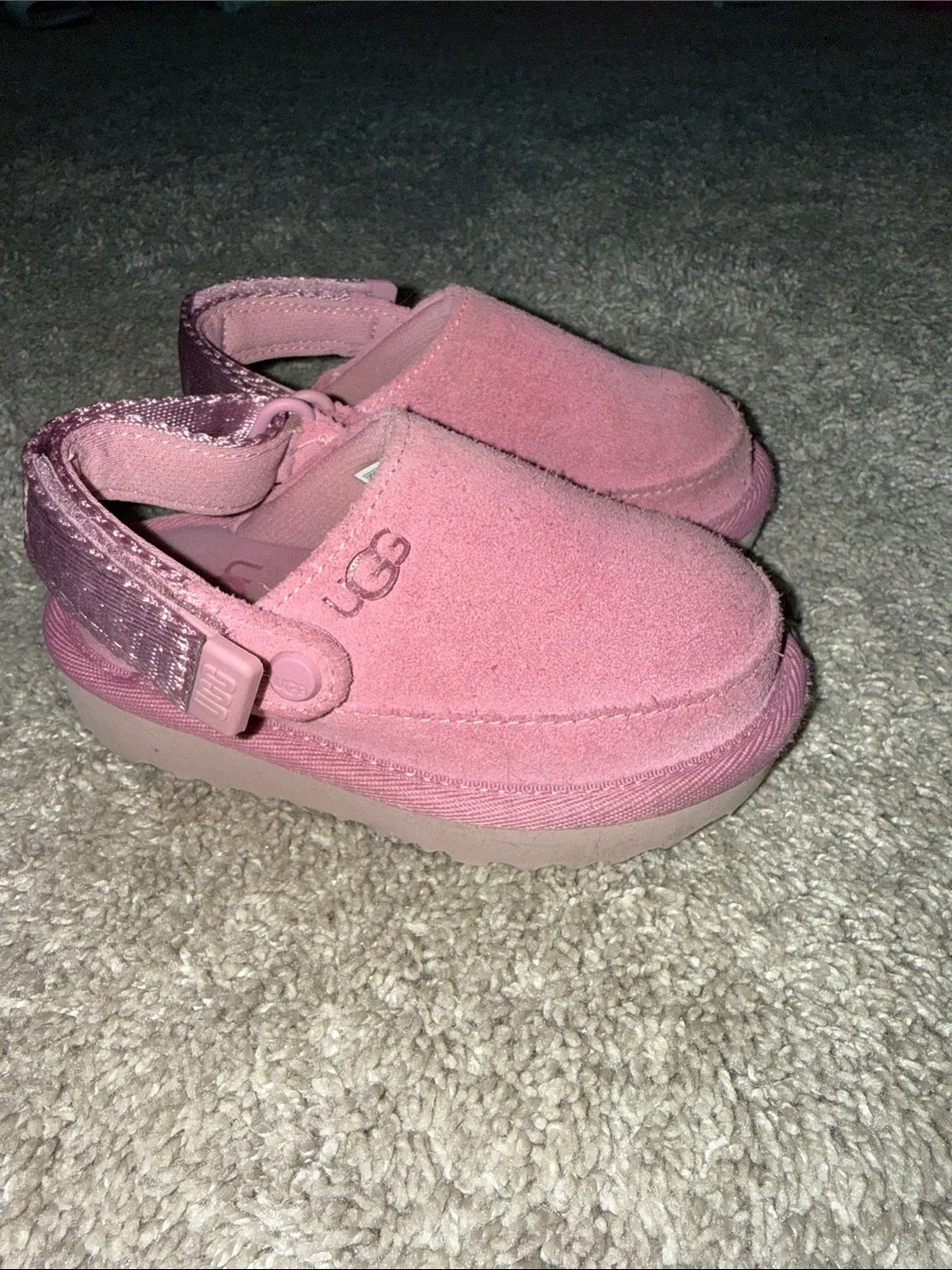 UGG Kids Pink Goldenstar Clog